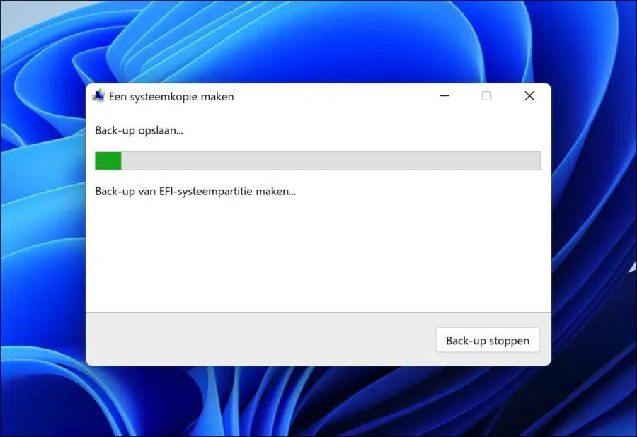 Systeemkopie maken van Windows 11