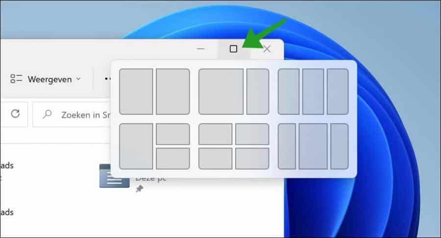 Vensters uitlijnen in Windows 11