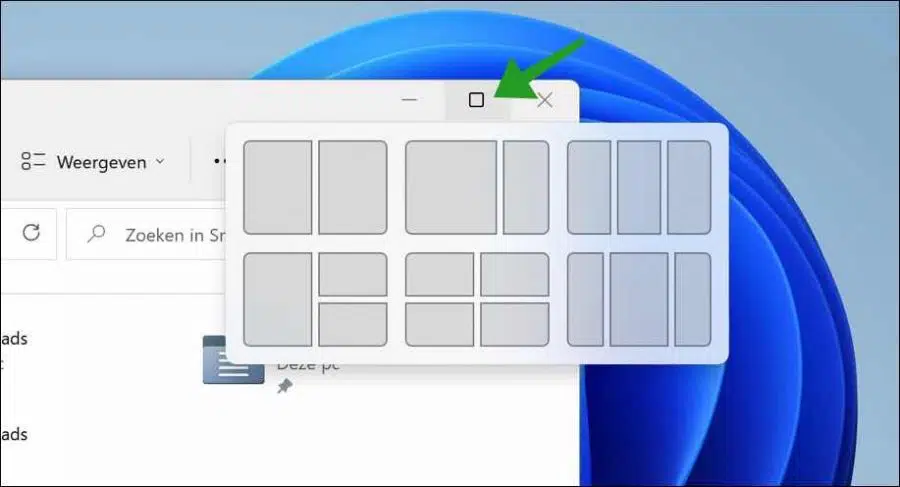 Vensters uitlijnen in Windows 11