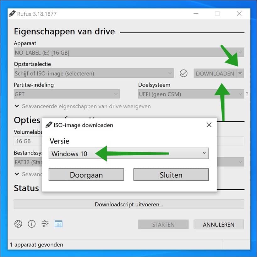 RUFUS के माध्यम से Windows 10 ISO डाउनलोड करें