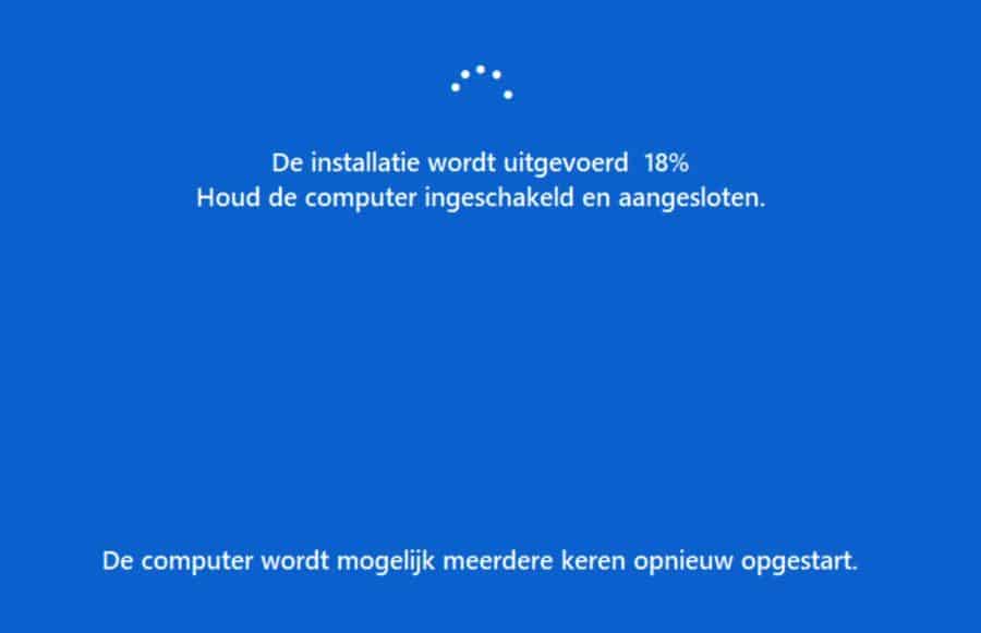 Windows 11 installatie voortang