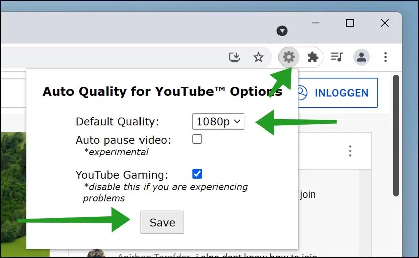 Auto Quality for YouTube