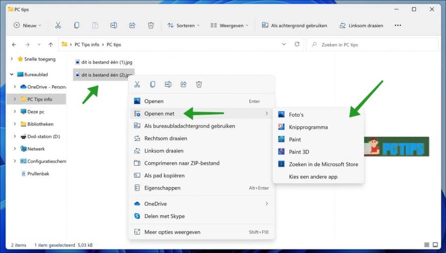 Ouvrir le fichier avec