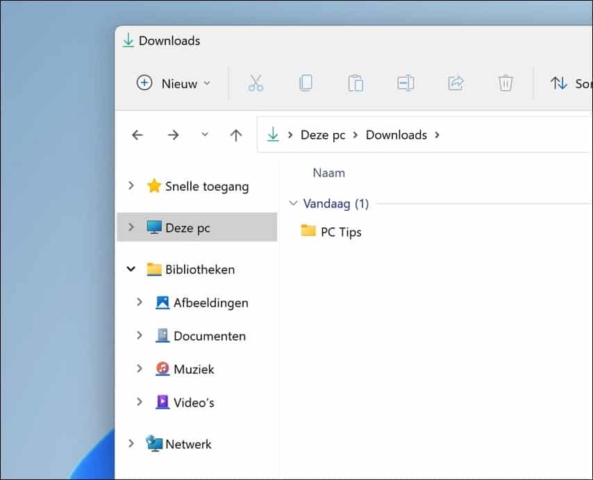 Show or hide Libraries folder in Windows 11