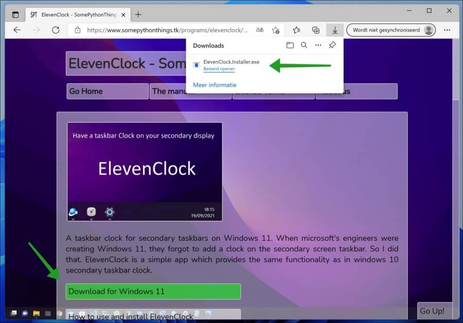 Download Elevenclock