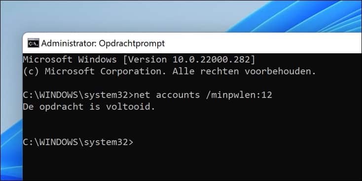 Minimale wachtwoordlengte instellen in Windows 10 of Windows 11