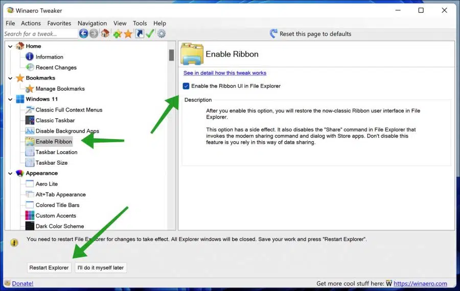 Oude windows verkenner terugzetten in Windows 11