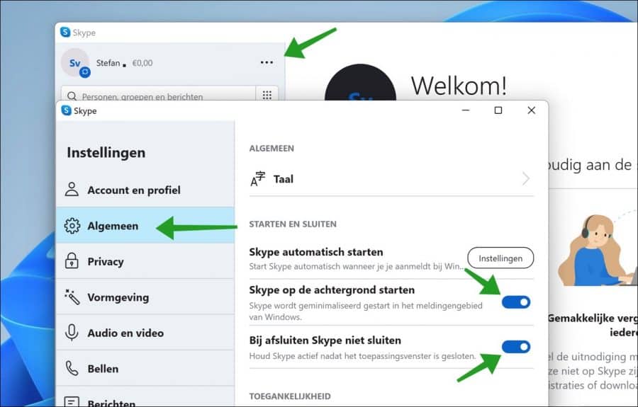 Skype niet mee opstarten Windows 11 - Tips