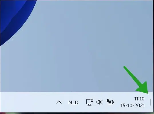 Snel bureaublad tonen in Windows 11