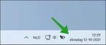 day of the week in taskbar in windows 11