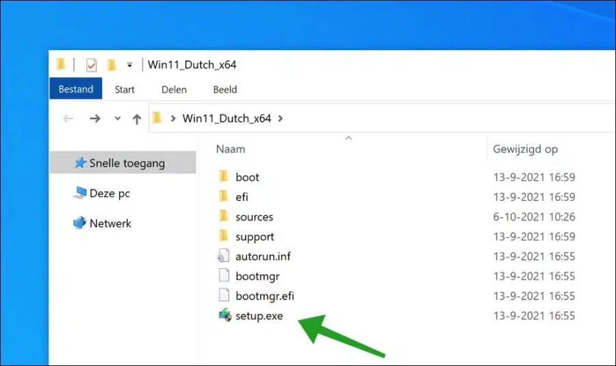 windows 11 setup starten