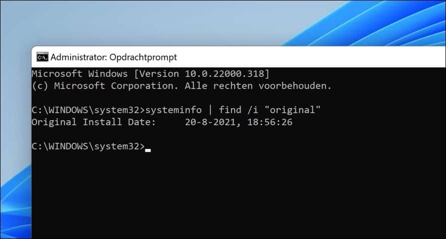 Finden Sie das Installationsdatum von Windows 10 oder Windows 11