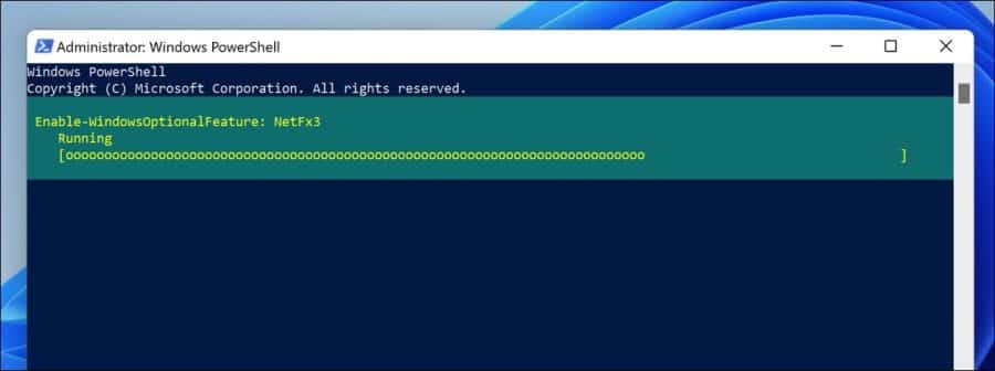 NET a través de PowerShell