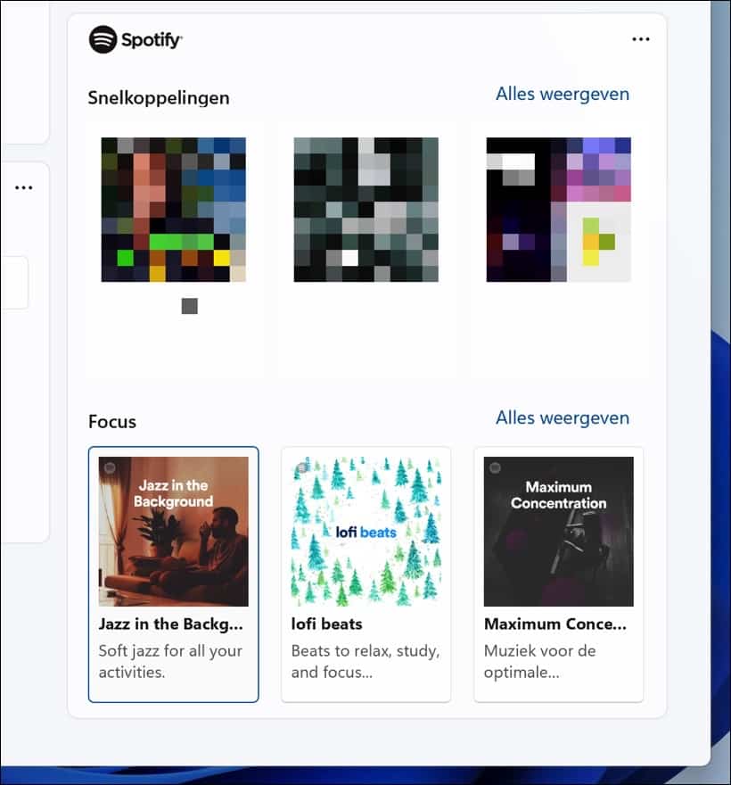 Spotify koppelen in focussessies