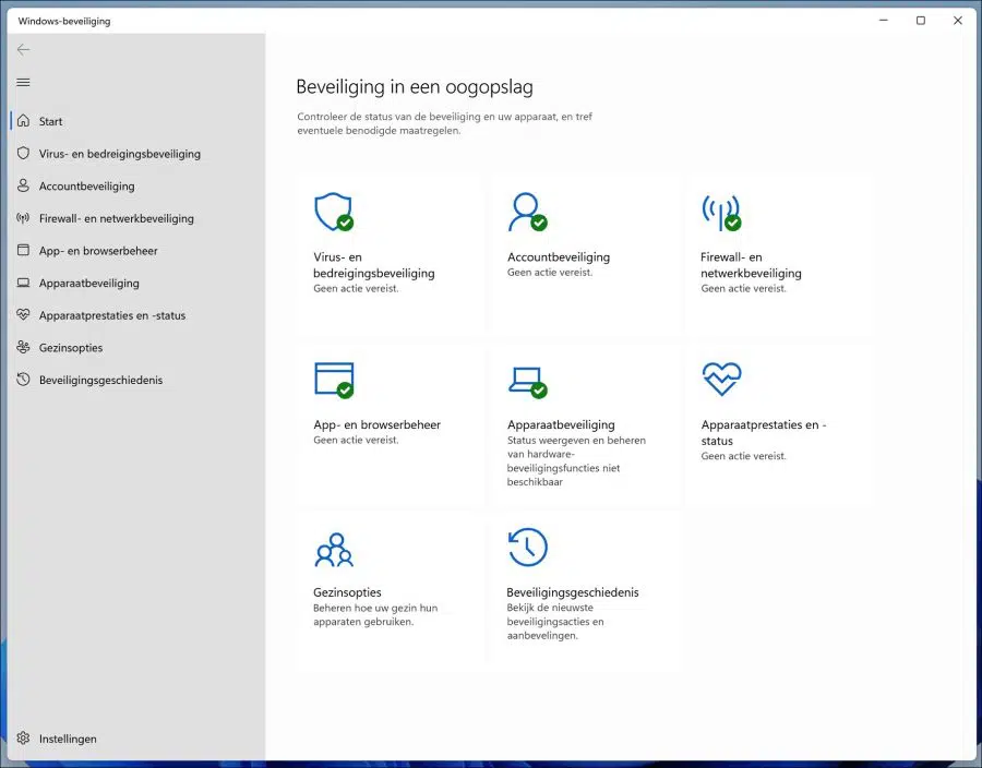 Windows beveiliging