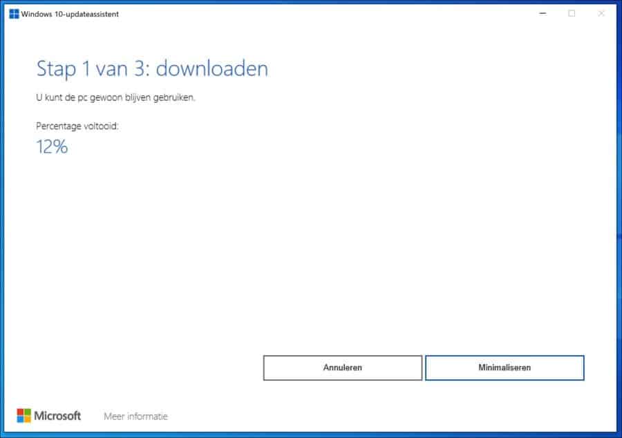 Windows update 21h2 downloaden voor Windows 10