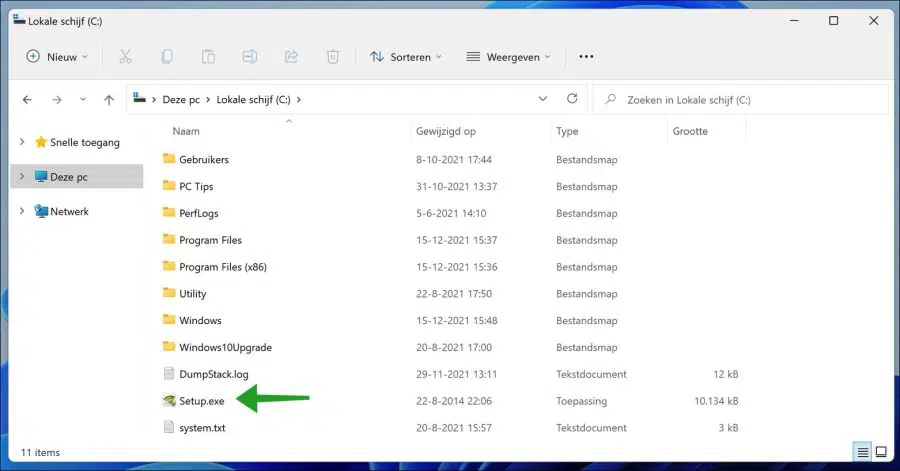 Bestandsextensie tonen in Windows 11