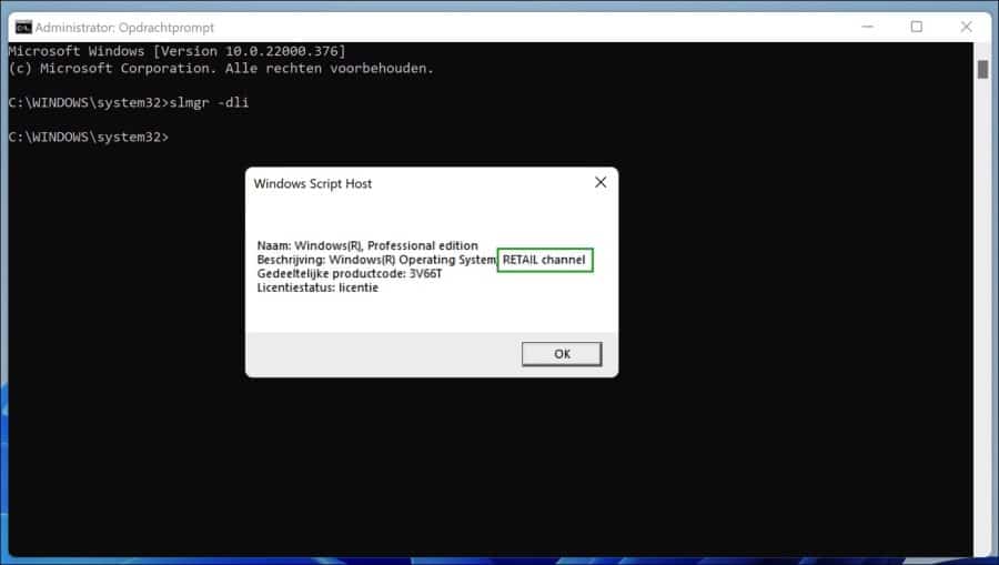 Welke Windows licentie heb ik?
