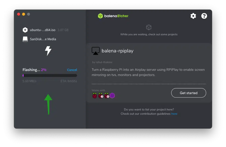 Bootable Linux usb maken macOS