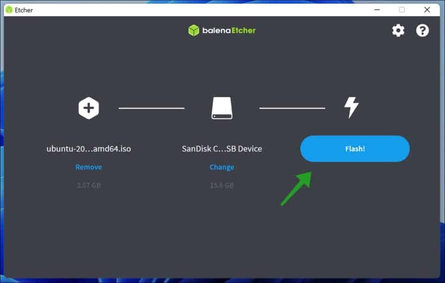 Linux opstartbare usb stick maken