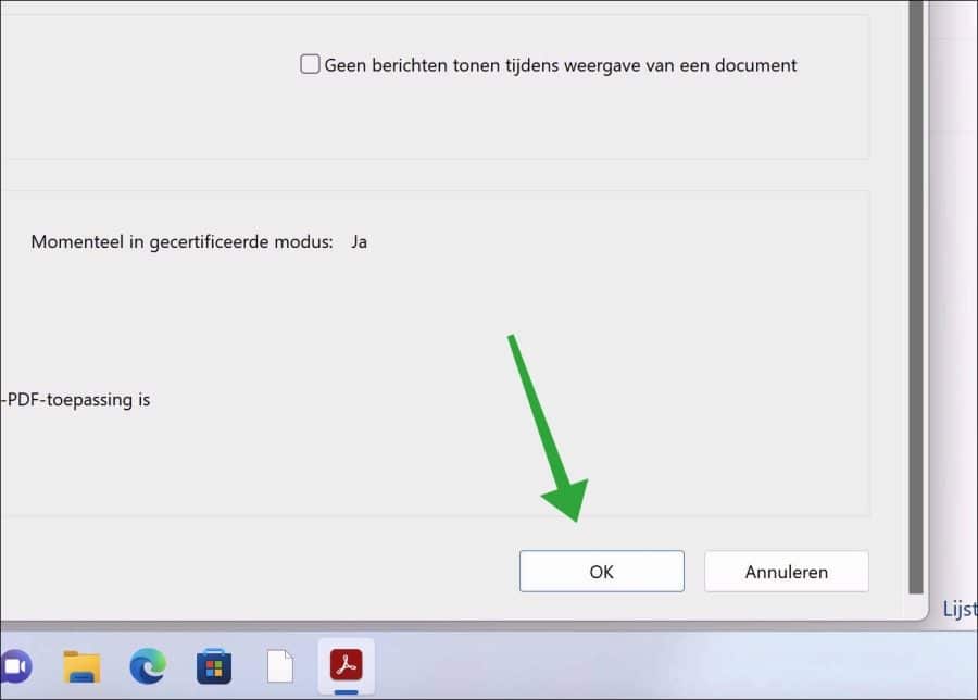 PDF applet installeren