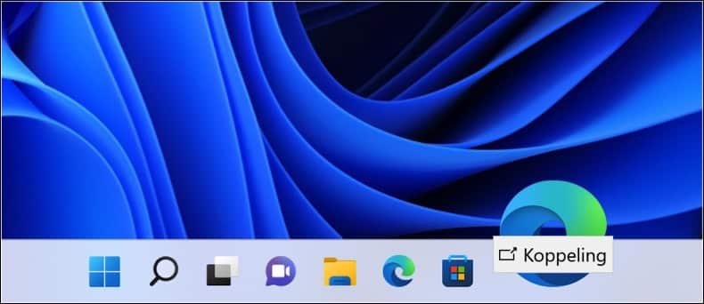 Drag to the taskbar in Windows 11