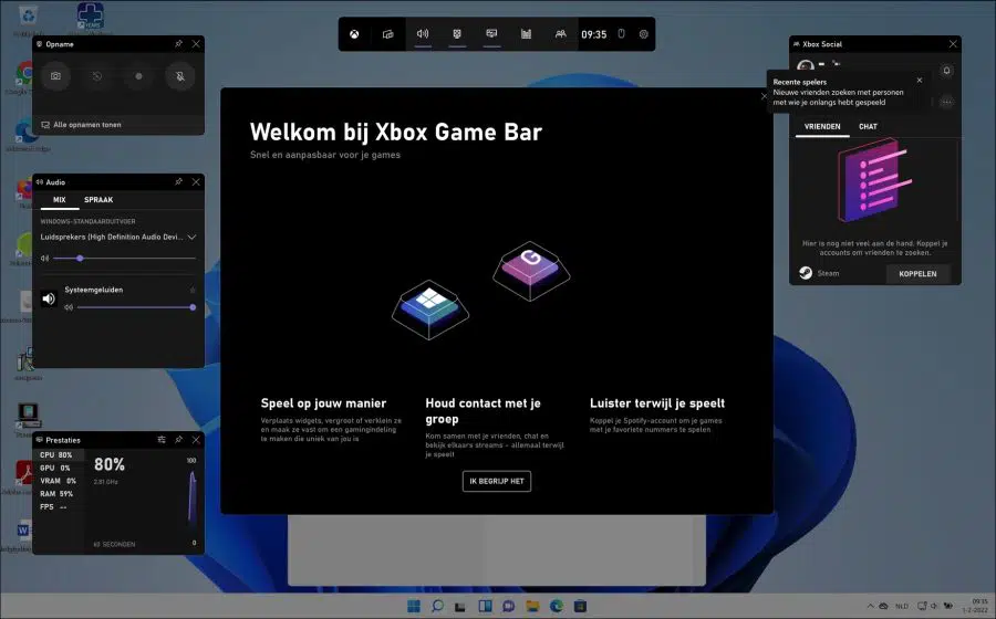 Xbox game bar verwijderen