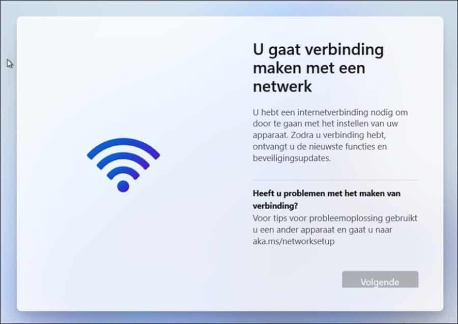 geen internet windows 11