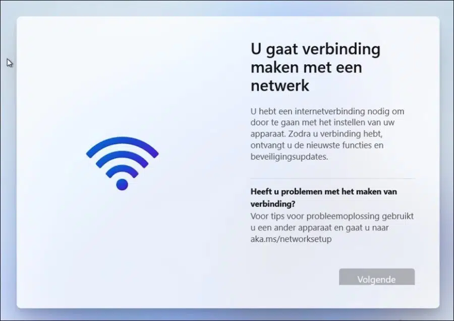 geen internet windows 11