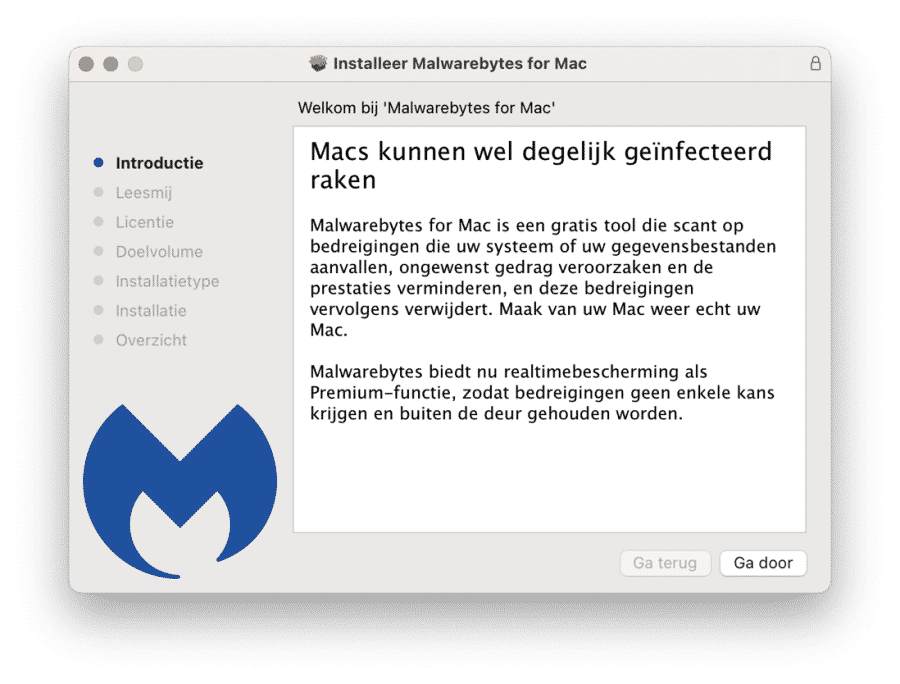 Malwarebytes für die Mac-Installation