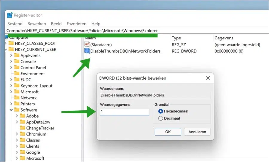 DisableThumbsDBOnNetworkFolders
