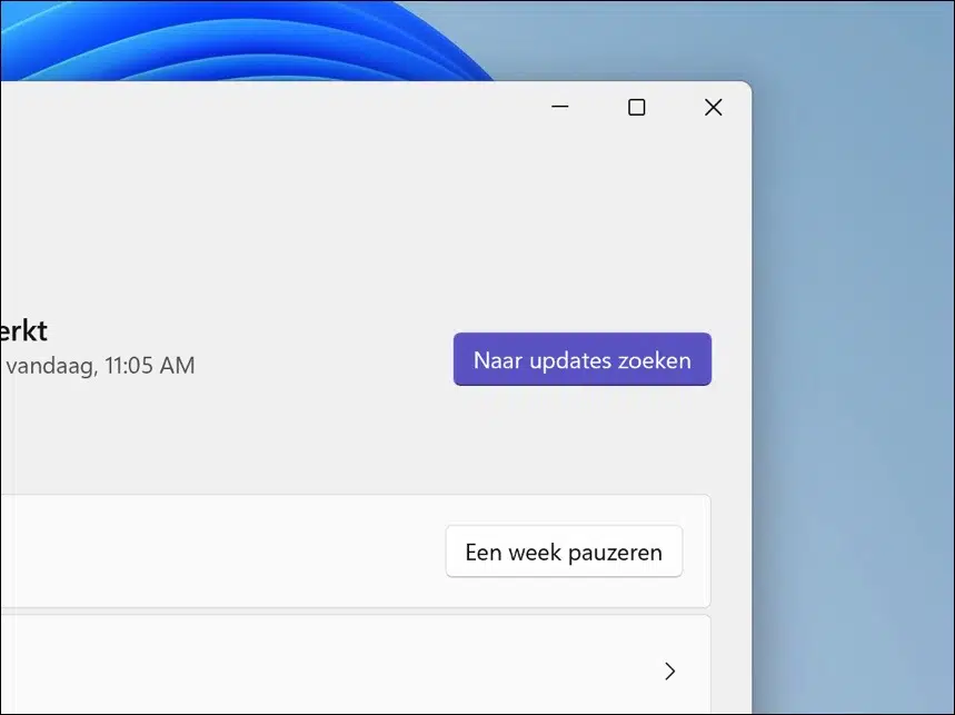 Naar updates zoeken