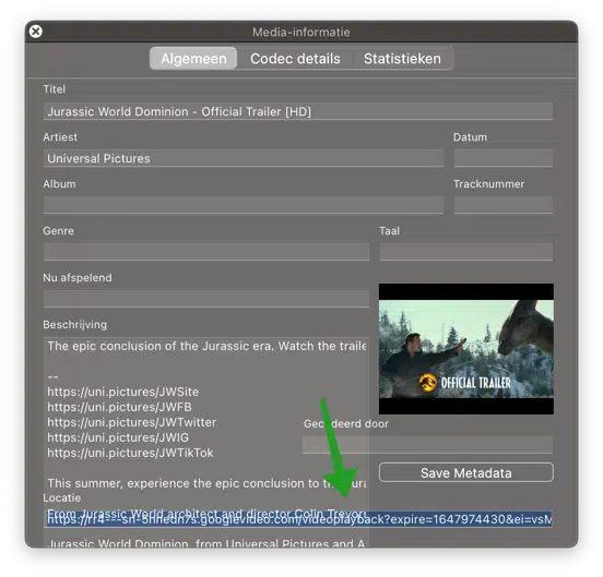 Video URL kopieren VLC