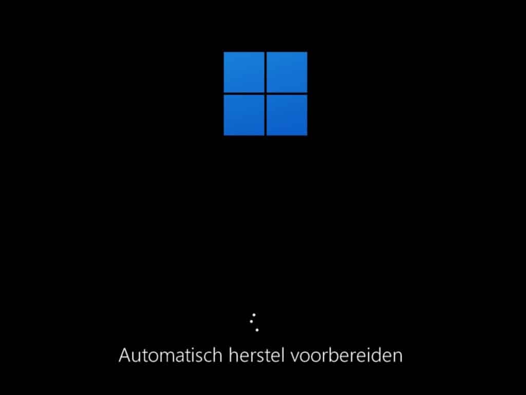 Automatisch herstel voorbereiden