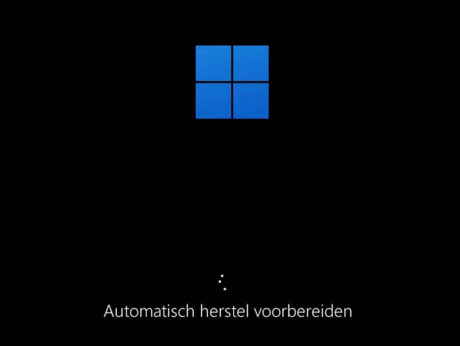 Automatisch herstel voorbereiden