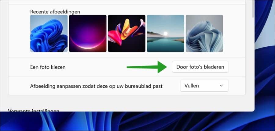 Door fotos bladeren in Windows 11