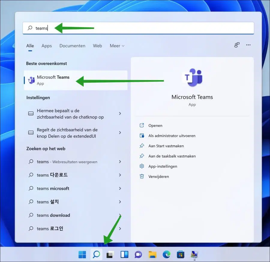 Microsoft Teams opnieuw opstarten