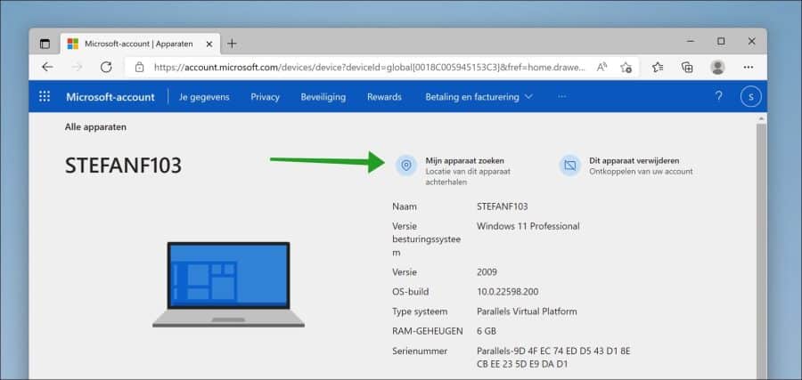 Mijn apparaat zoeken