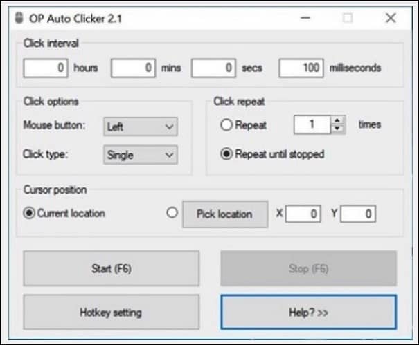 OpAutoClicker