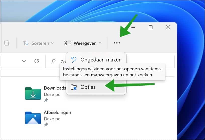 Windows-Explorer-Optionen