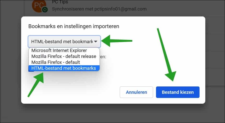 Favorieten exporteren uit Microsoft Edge naar Google Chrome