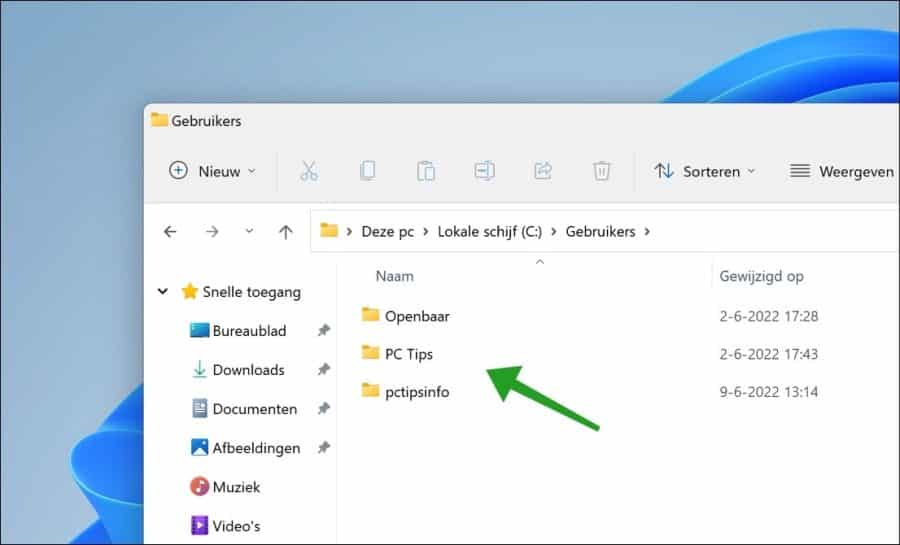 Naam van profielmap wijzigen in Windows