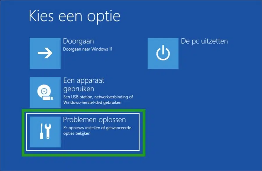 Problemen oplossen