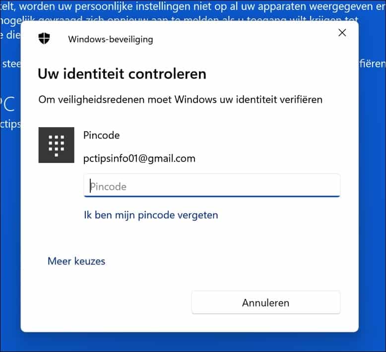 Uw identiteit controleren