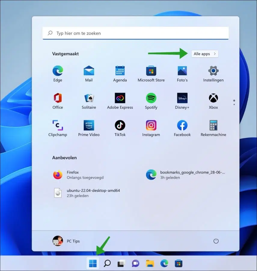 windows terminal als beheerder openen via het startmenu