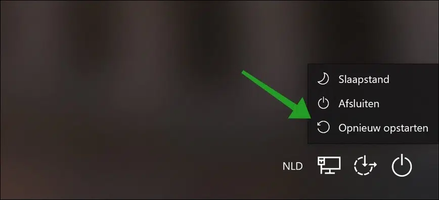 Opnieuw opstarten