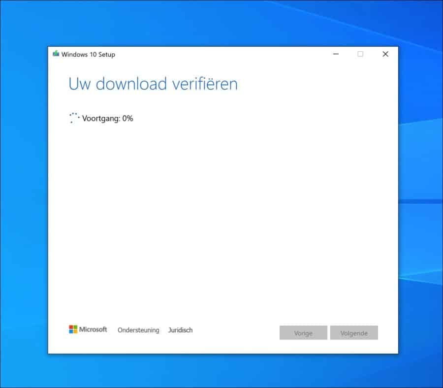 Uw download verifieren