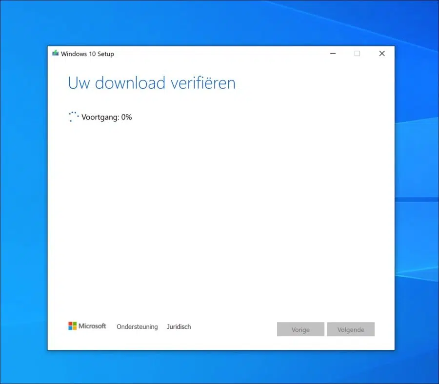 Uw download verifieren