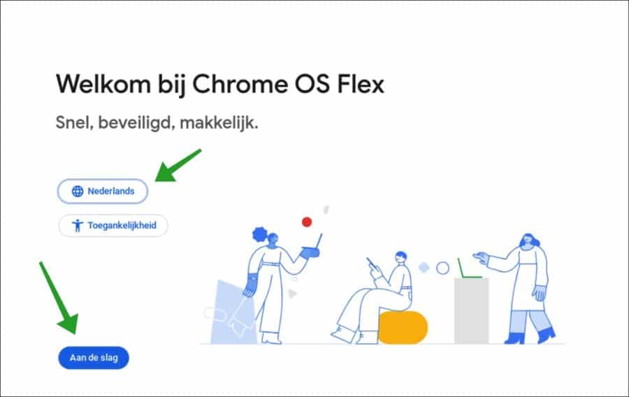 Willkommen bei Chrome OS Flex