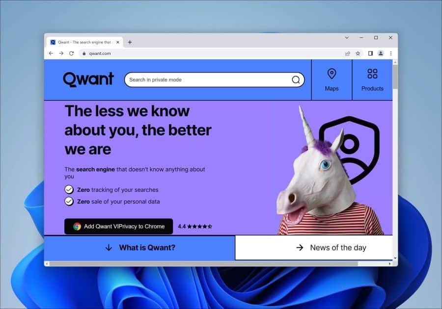 Mecanismo de busca Qwant